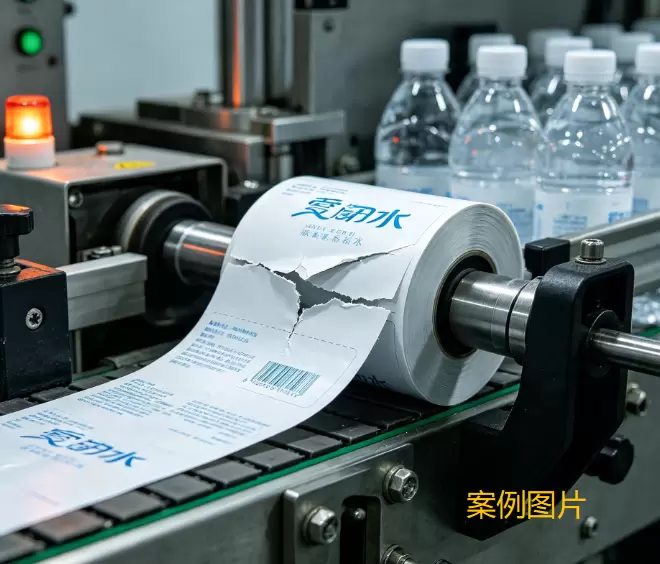 Anti-Jam Automatic Labeling: Beverage Plant Improves Labeling Efficiency by 40% with Baihengyu High-Toughness Labels